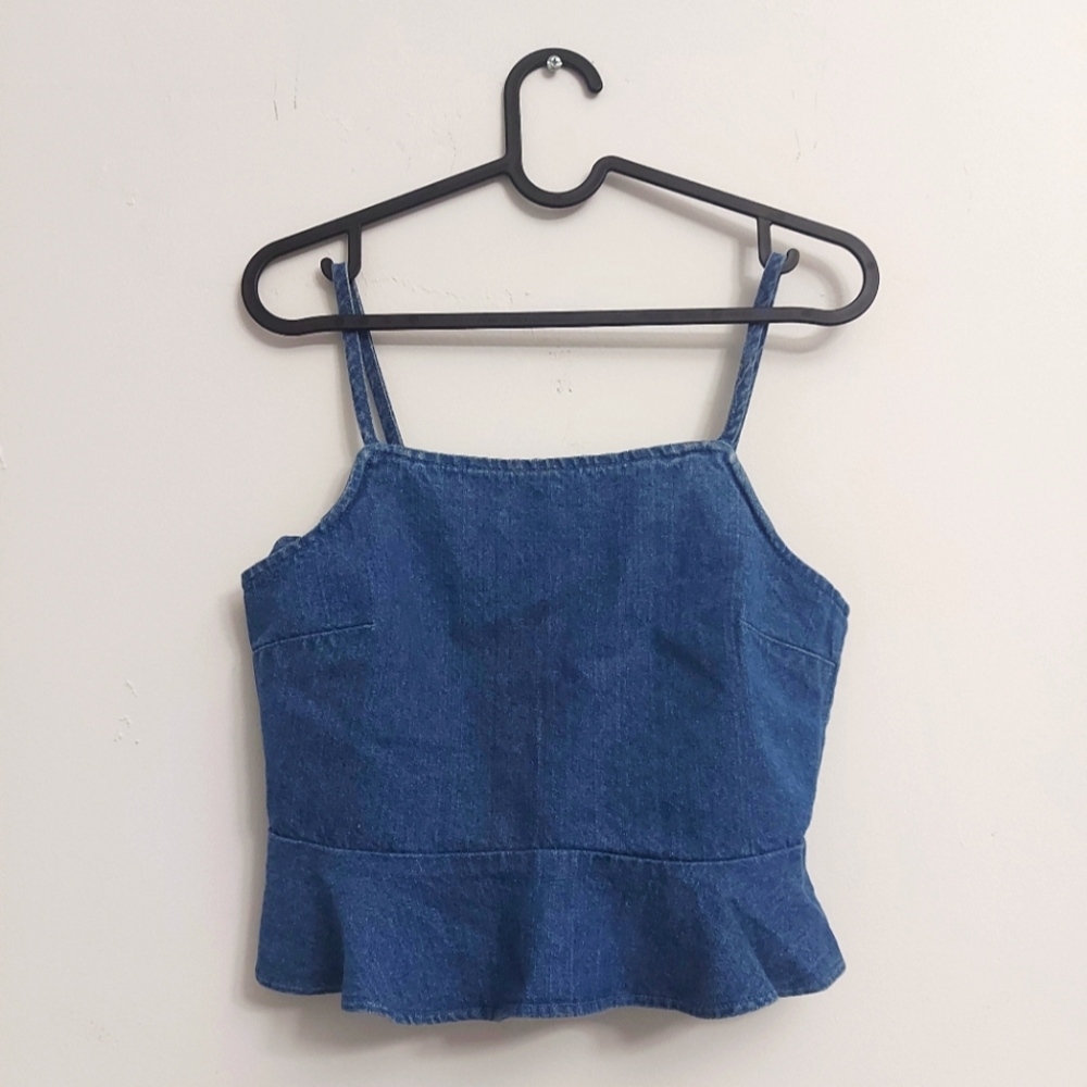 Denim tank top